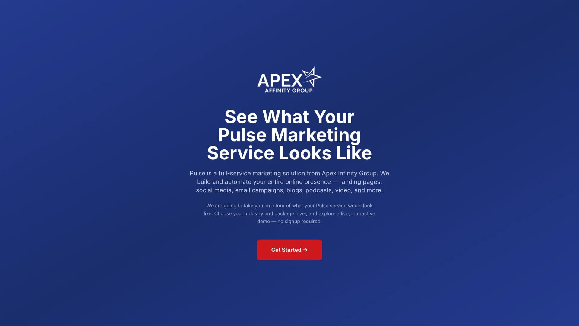 APEX Affinity Group website designed by Smart Scale — Business Services