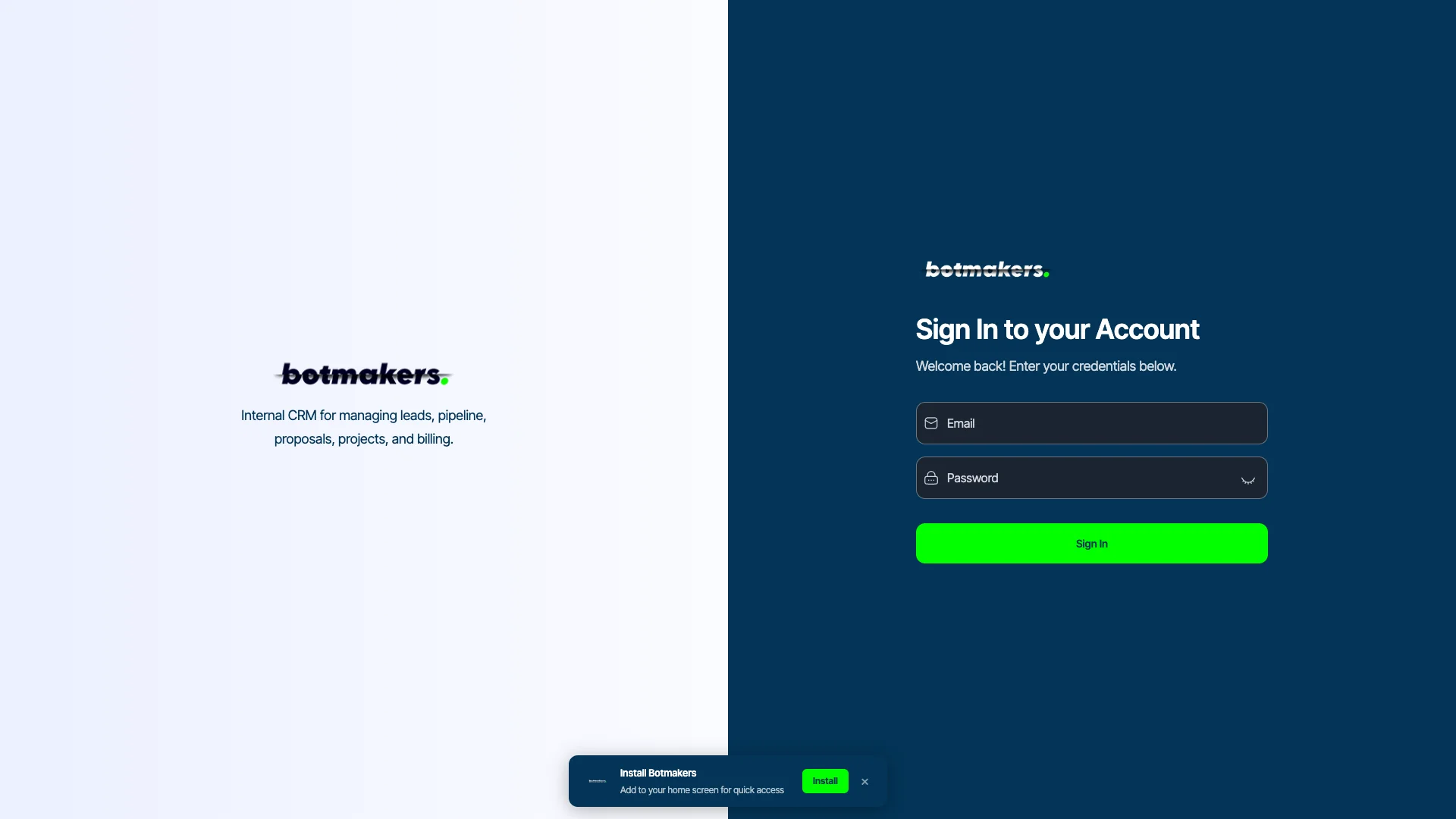 Botmakers CRM